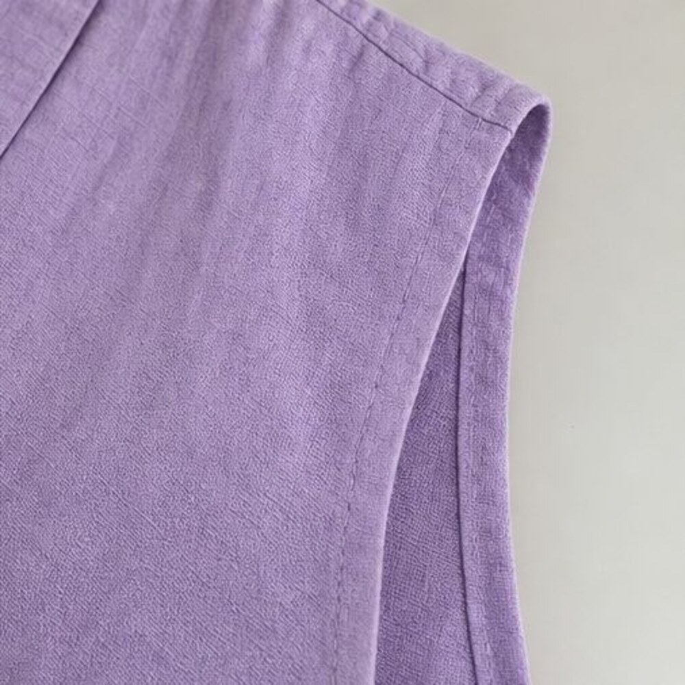 Lilac Ruffle Blouse - Picture 5 of 6